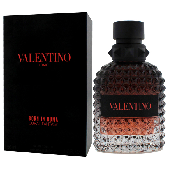 Uomo Born In Roma Coral Fantasy by Valentino for Men - 1.7 oz EDT Spray - Picture 3 of 3